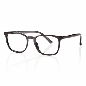 SHINY BLACK/DEMI MONTATURA UNISEX TR90/ACETATO 49 17-145+AST