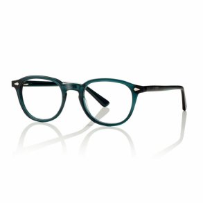 Petrol acetate unisex 52 w/Green magnetic clip-on