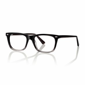 ACETATE FRAME MAN BLACK/GREY 52+MAGN. CLIP-ON GRAD.BLU LEN