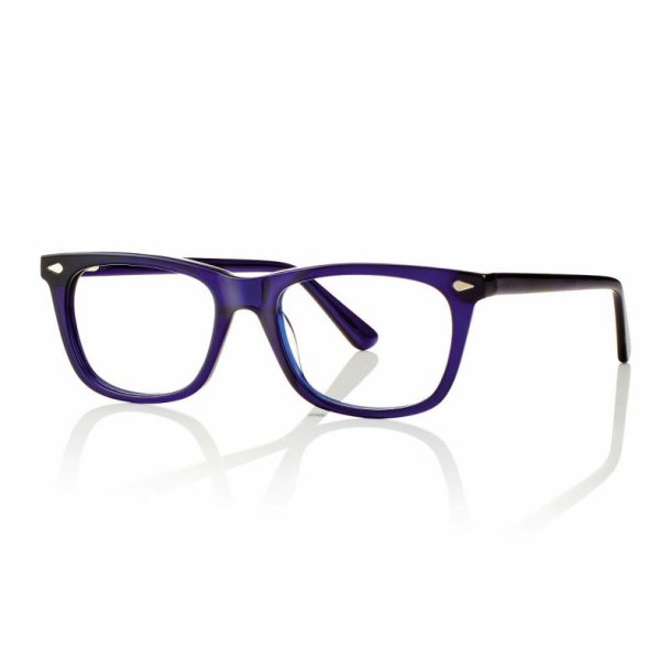 ACETATEFRAME MAN SHINY BLUE 52+MAGN. CLIP-ON GRAD.BLUE LEN