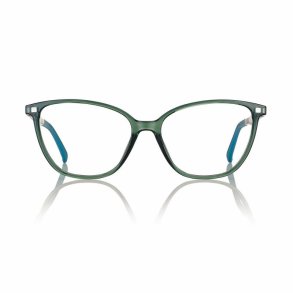 Neyeture shiny green 55 16-140 frame for woman