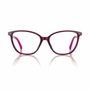 Neyeture shiny burgundy 55 16-140 frame for woman