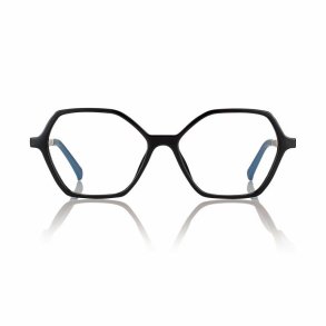 Neyeture shiny black 54 15-140 frame for woman