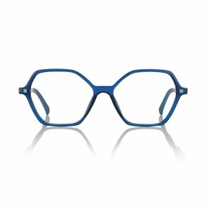 Neyeture shiny blue 54 15-140frame for woman