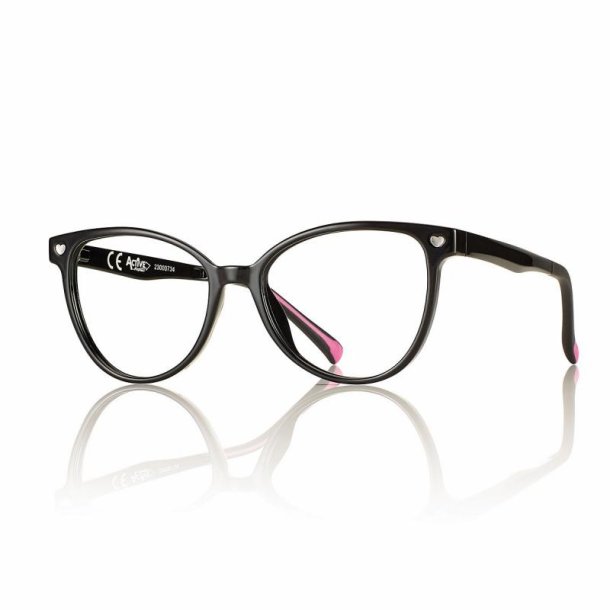 Black 46 14-130 TR90 teen+grad.grey/rose lens clip on