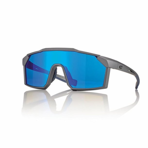 GREY/BLUE MASCHERA SOLE SPORTSIZE L BLUE MIRROR+CLIP-IN