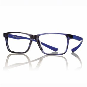 Blue Demi Acetate Frame Man 52 + TR90 wrap-around temples