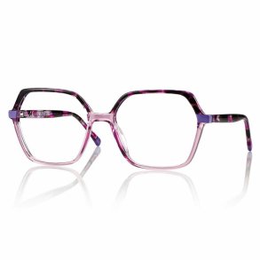 Shiny Rose/Fuchsia 54 17-145 TR90/Acetate woman + Case