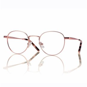 Rosegold Metal 48 22-140 + Black-Grad Brown clip-on