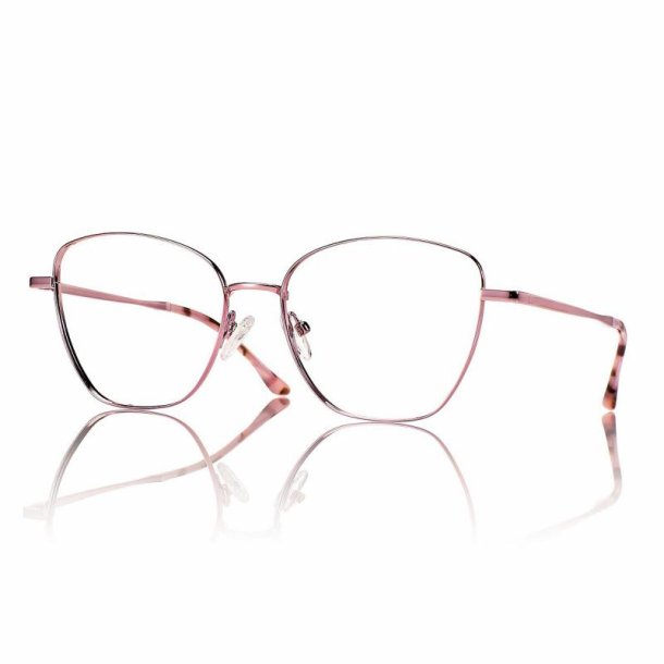 Shiny Pink Titanium frame Woman 54 17-140 + case