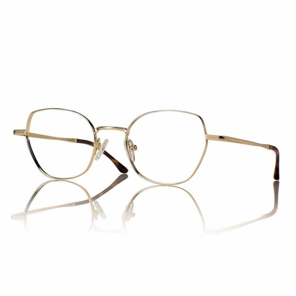 Shiny Gold Titanium frame Woman 49 20-140 + case