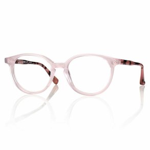 SHINY NUDE/DEMI ROSE 47 17-135  ACETATE TEEN FRAME+CASE