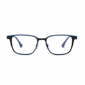 BLACK/BLUE 53 18-145 MEN'S ALUMINUM FRAME + clip on. BLUE