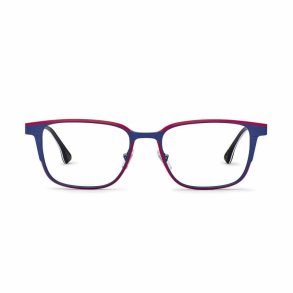 BLUE/RED 53 18-145 MEN'S ALUMINUM FRAME + clip on. SMOKE