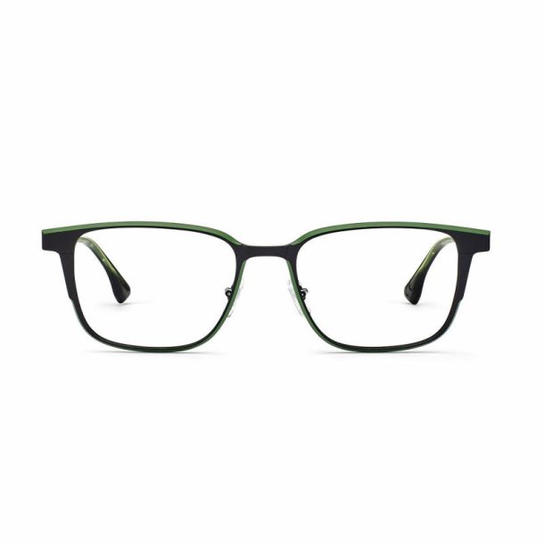 BLACK/GREEN 53 18-145 MEN'S ALUMINUM FRAME + clip on. G15