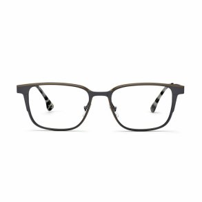 GREY/BROWN 53 18-145 MEN'S ALUMINUM FRAME + clip on. BROWN