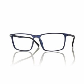 BLUE 57 16-150 ULTEM FRAME MEN + clip on. SMOKE LENS
