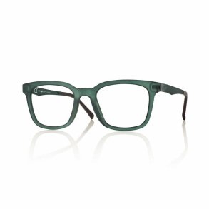 GREEN 50 20-145 ULTEM FRAME UNISEX + clip on. BROWN LENS