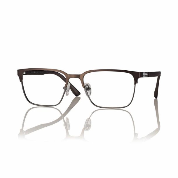 MT GUNMETAL/BROWN 54 17-145 METAL FRAME FOR MAN
