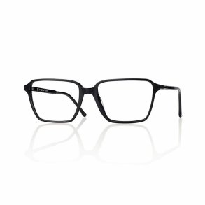 SHINY BLACK 55 17-145 HD ACETATE FRAME FOR WOMAN