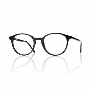 SHINY BLACK 50 20-145 HD UNISEX ACETATE FRAME
