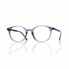 SHINY BLUE 50 20-145 HD UNISEX ACETATE FRAME
