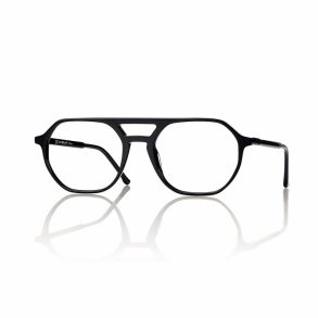 SHINY BLACK 54 19-145 HD UNISEX ACETATE FRAME