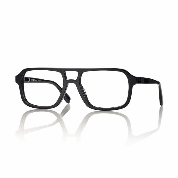 SHINY BLACK 59 19-155 ACETATEFRAME FOR MAN