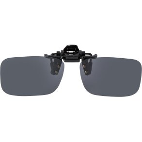 FLIP-UP SHALLOW RECTANGLE GRAY POLARIZED 52-12