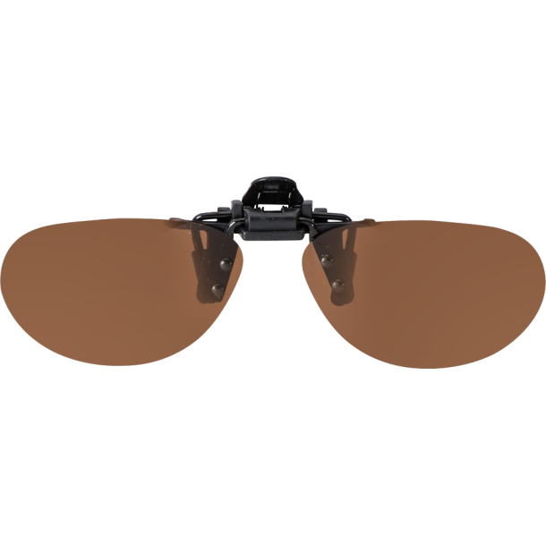 FLIP-UP SMALL AVIATOR BROWN POLARIZED 52-11