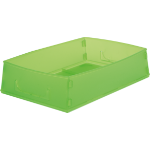GREEN FLAT PACK RX JOB TRAYS - 10PCS
