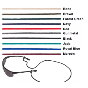 Gorilla Grips - brillesnor med silicone krog. Lngde: 67,5cm Brun