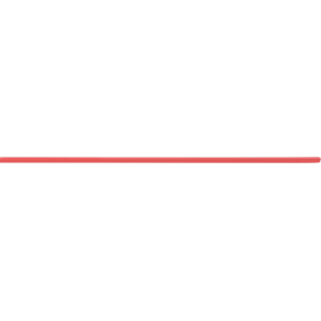 HEAT SHRINK CBL TEM CVR: MED,ID 3MM,RED-5PCS