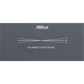 HILCO POLARIZED LENS FILTER TESTER 1PC