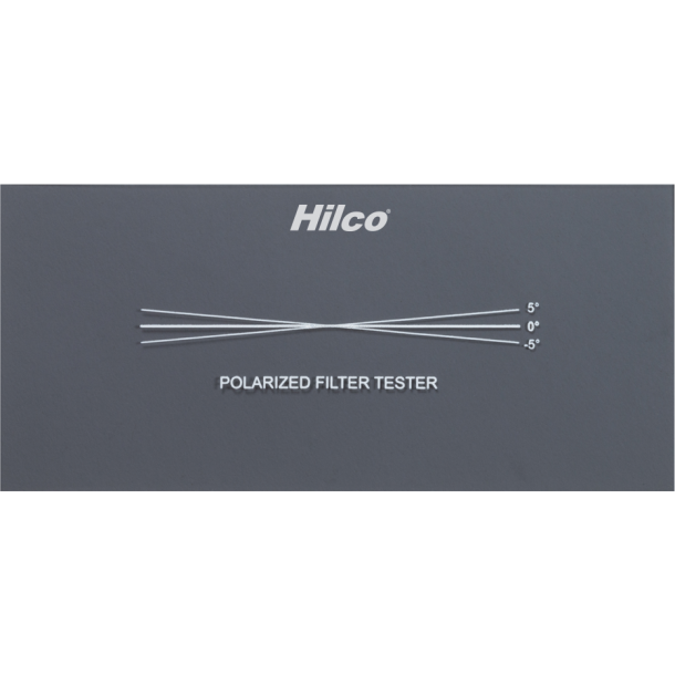 HILCO POLARIZED LENS FILTER TESTER 1PC