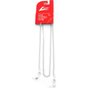 HOLDER: CURB CHAIN, SILVER