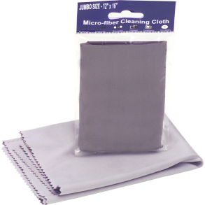 JUMBO MICROFIBER CLOTH 3 PACK, 12X16,STD,GRAY
