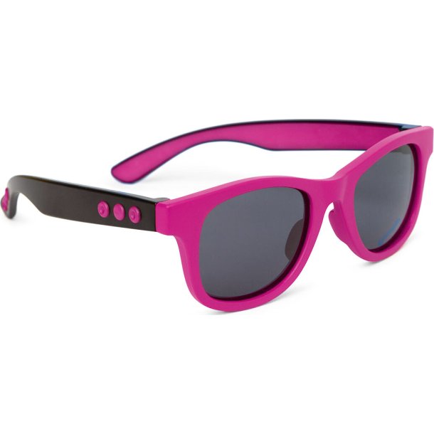 KID'S SUN: DOTS NEON PINK 45-19 POLARIZED