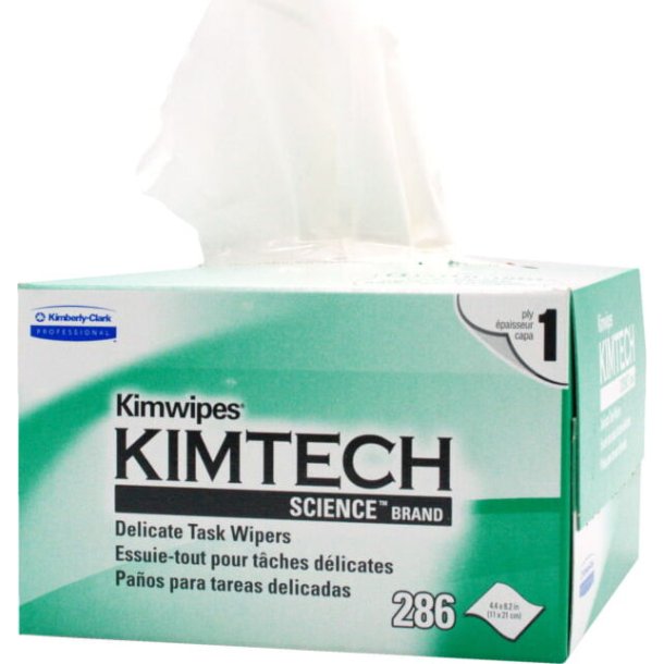 KIMWIPES: 1 CASE  4.4"X 8.4"""" 286/BOX 60/CASE"""