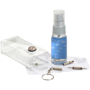 LC KIT COMPL, 1OZ WHT CLOTH, CL/GRY, STD LABEL, SCRWDRV