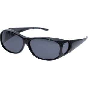 LEADER FITOVER: CORVO SHINY BLACK W/GRAY LENS