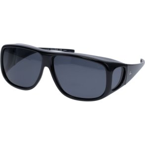 LEADER FITOVER: NANTUCKET SHINY BLACK W/GRAY LENS