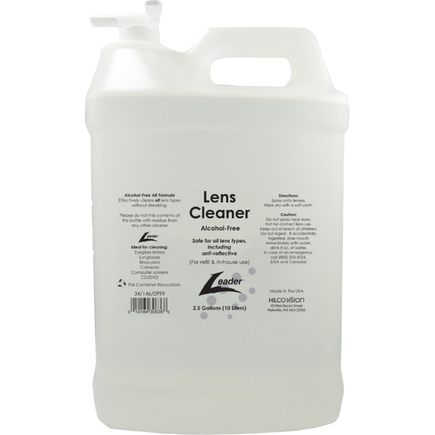 LENS CLEANER:2.5 GALLON,STD