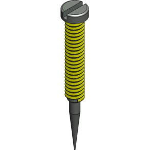 LOGIC SCREW 1.2X11.6X2.0 BLK-25PC