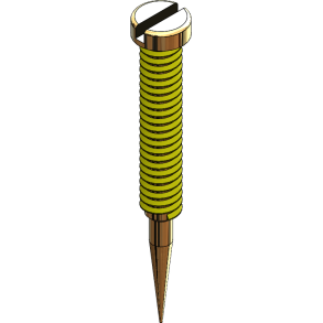 LOGIC SCREW 1.3X11.6X2.0 GLD-25PC