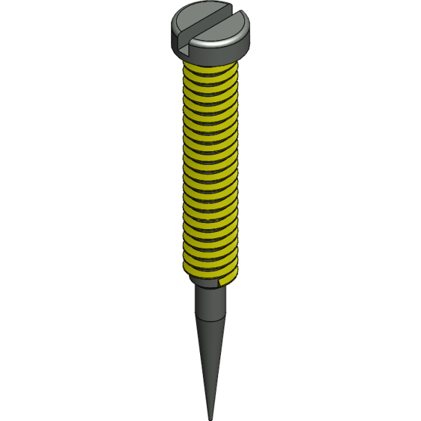 LOGIC SCREW 1.5X11.6X2.0 BLK-125PC