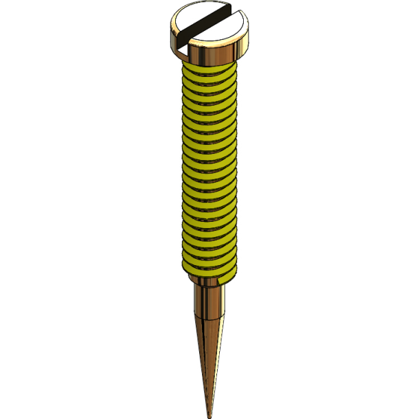 LOGIC SCREW 1.8X11.6X2.0 GLD-25PC
