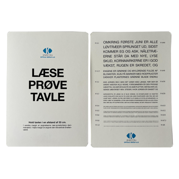 Lsetavle A5 pap
