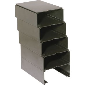 MODULAR RX TRAY HOUSING BLK,1 EA.