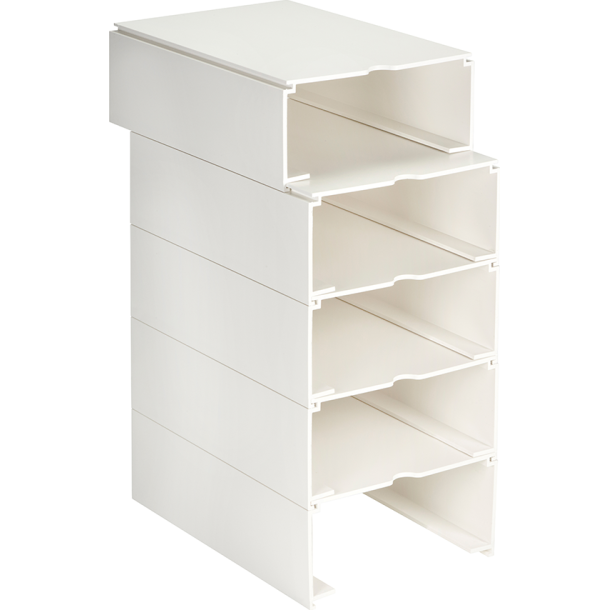 MODULAR RX TRAY HOUSINGS, WHITE, 5 PC.